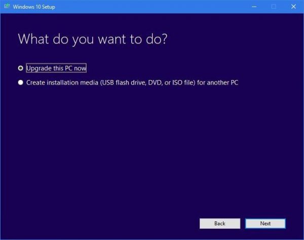 Windows 10 Media Creation Tool