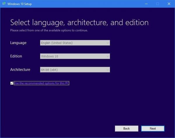Windows 10 Media Creation Tool