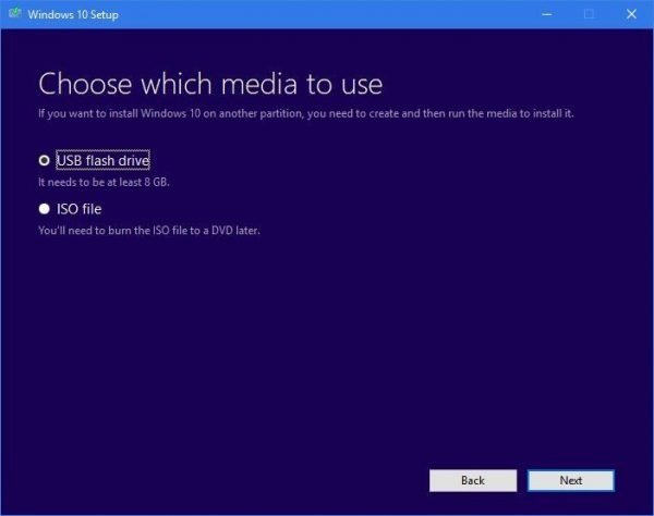Windows 10 Media Creation Tool