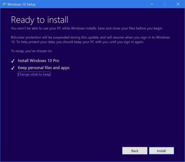 Windows 10 Setup