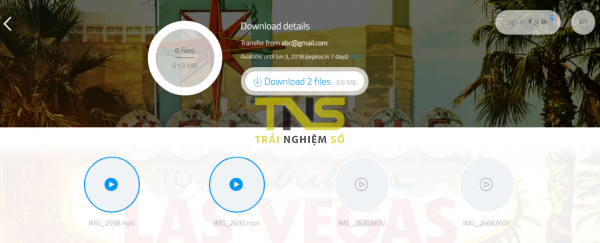 Chia sẻ tập tin 10 GB miễn phí mỗi ngày và an toàn