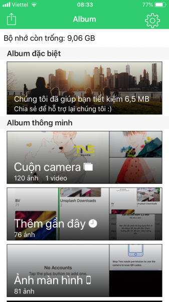 Cách giảm dung lượng video, ảnh trên iOS, tiết kiệm dung lượng