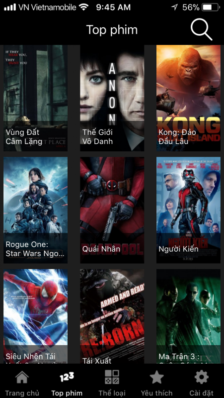 Xem hàng ngàn phim miễn phí với ứng dụng HDX cho iPhone và iPad