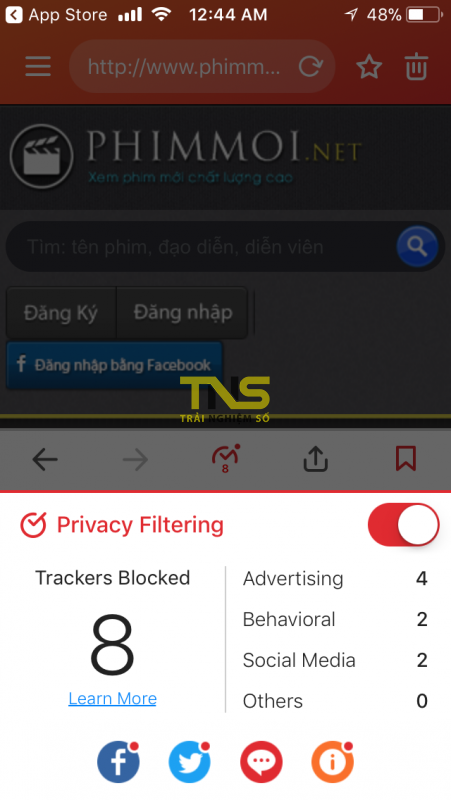 Dùng thử Zero Browser - trình duyệt bảo mật trên iOS