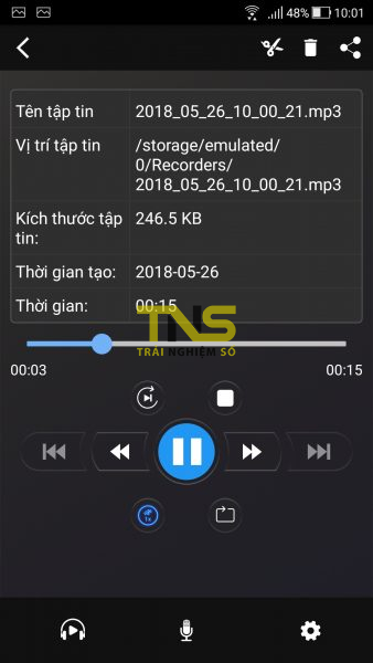 Tải ngay ứng dụng ghi âm Voice Recorder Pro đang miễn phí trên Android