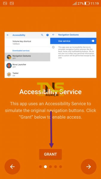Mang thanh điều hướng iPhone X lên Android