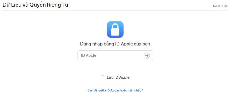 apple privacy download 1 800x329 - Cách xoá tài khoản iCloud hay AppleID vĩnh viễn