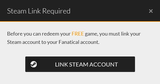 Fanatical Link Steam Account