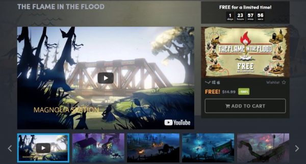 The Flame in the Flood free Humble Store