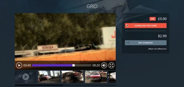 GRID free GameSessions