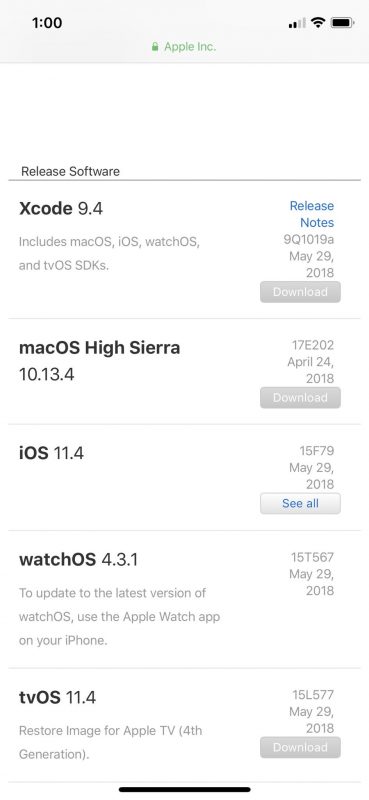 Đã có iOS 11.4 bản chính thức, mời các bạn cập nhật