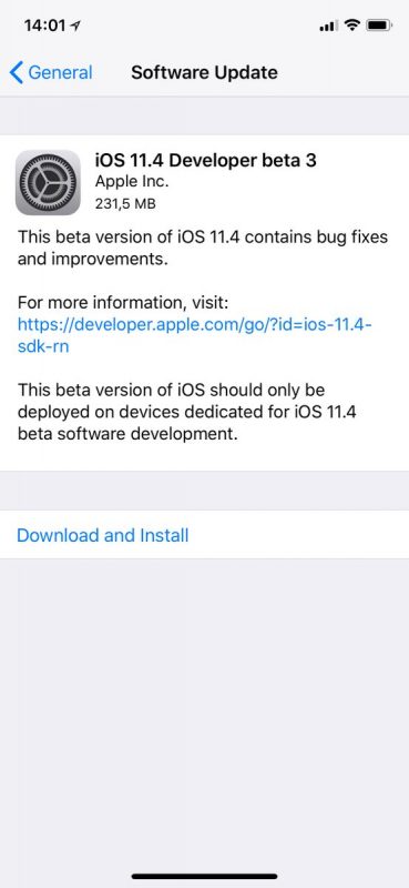 Đã có 11.4 beta 3, mời bạn cập nhật