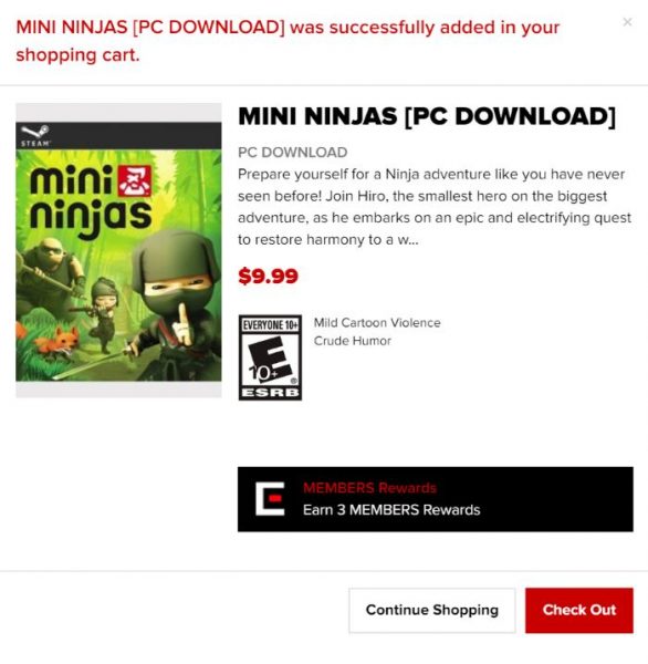 Mini Ninjas free Square Enix Store