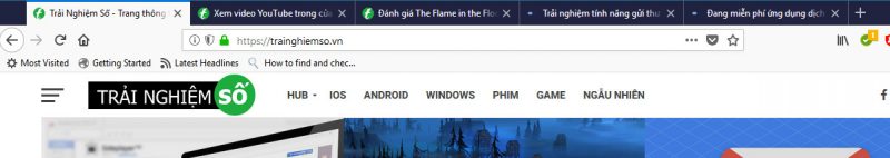 Cách luôn mở tab mới ngay bên phải tab hiện tại trên Firefox