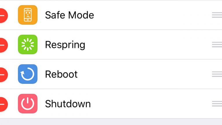 PowerCCModules – Thêm nút tắt máy, khởi động lại vào Control Center trên iOS