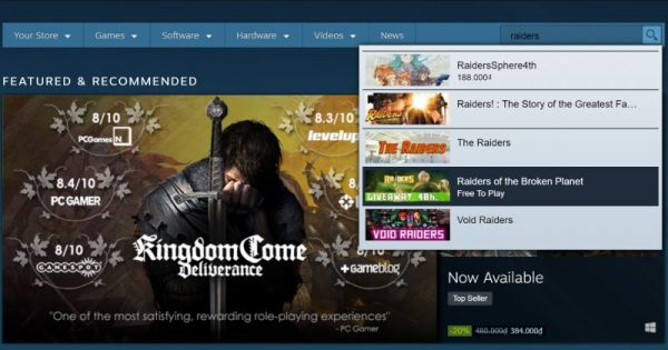 Raiders of the Broken Planet free all DLC Steam