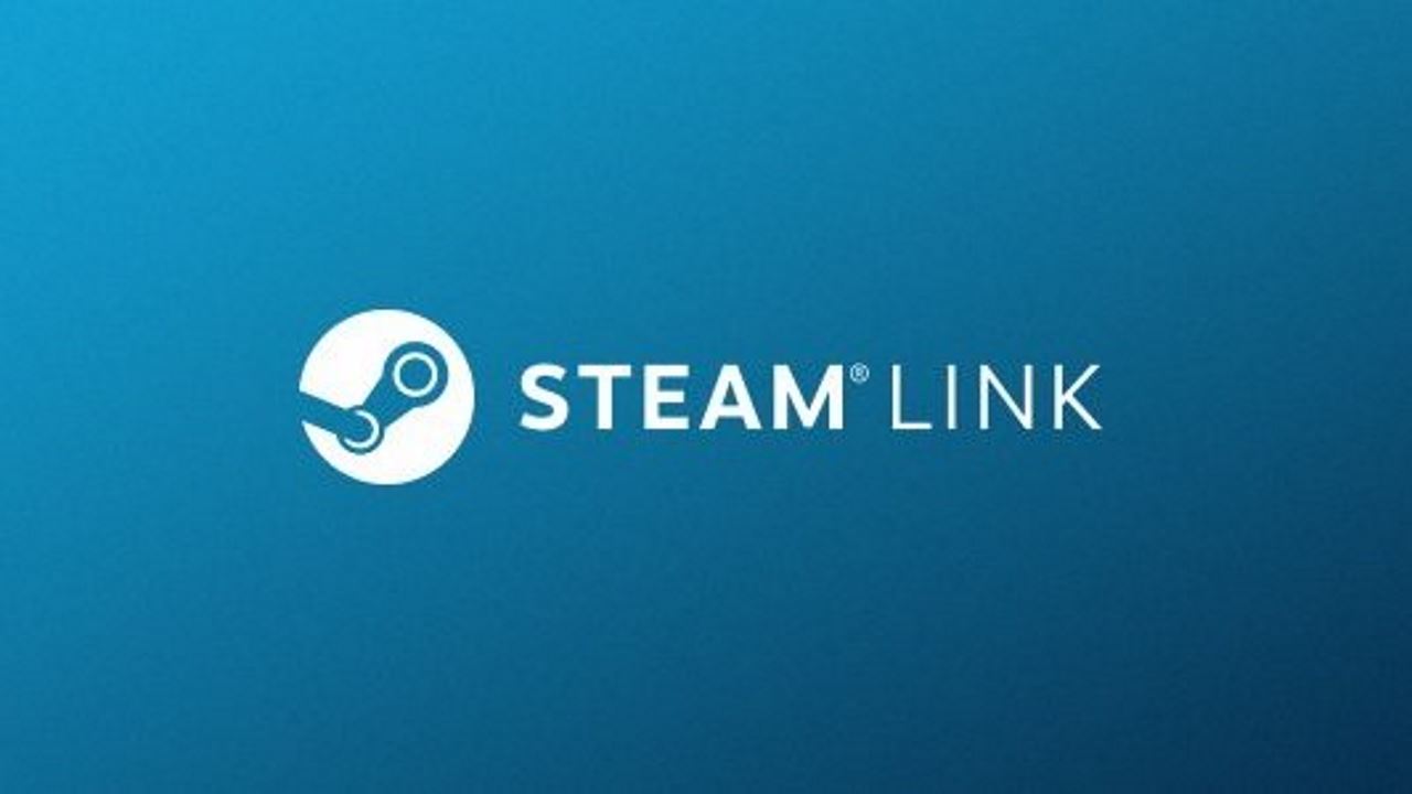 Steam streaming. Steam link logo.