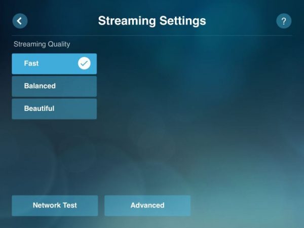 Thiết lập chất lượng streaming cho Steam Link