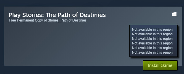 Đang miễn phí game Stories: The Path of Destinies trên Steam