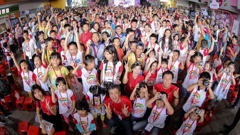Hàng trăm tay máy “nhí” khuấy động cuộc thi sáng tác ảnh nhanh – Canon PhotoMarathon Junior