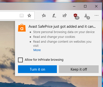 Tìm hàng giảm giá trên Microsoft Edge