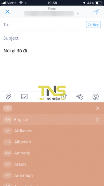 Transkey: Bàn phím chuyển ngữ hơn 100 thứ tiếng trên iOS