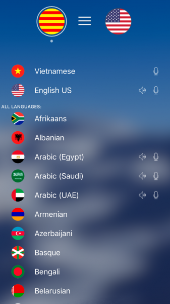myTranslator.io: Dịch giọng nói của 80 ngôn ngữ trên iOS