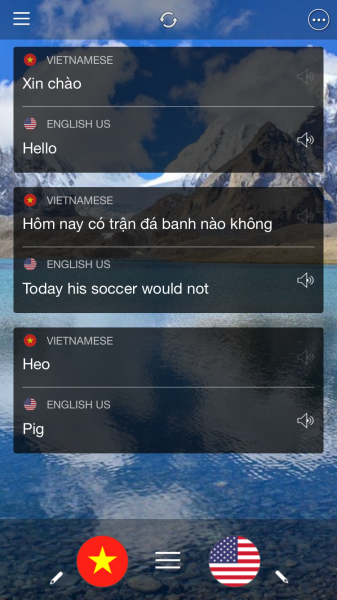 myTranslator.io: Dịch giọng nói của 80 ngôn ngữ trên iOS