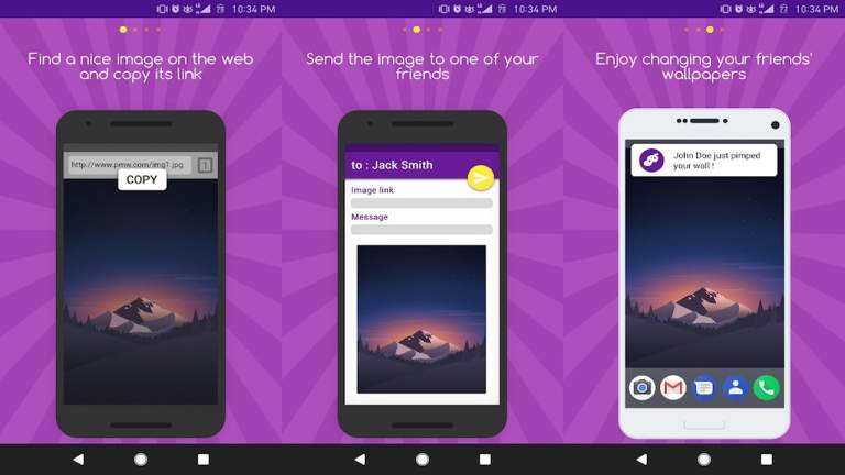 Pimp my Wall: Thay hình nền từ xa trên thiết bị Android bất kỳ