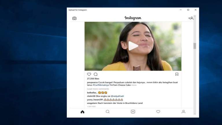 Cách đăng ảnh lên Instagram bằng máy tính