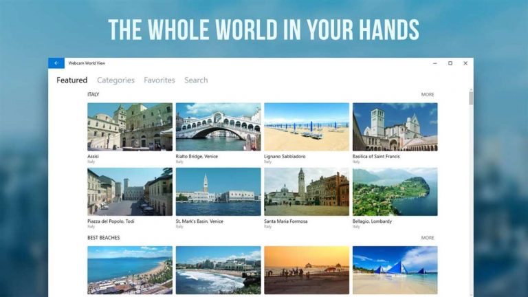 Webcam World View: Ngắm nhìn thế giới tại chỗ trên Windows 10