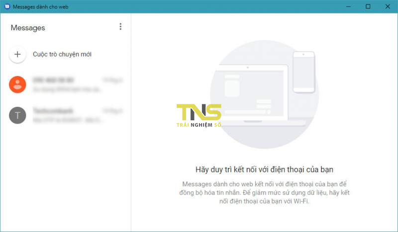 Cách tạo cửa sổ xem tin nhắn điện thoại Android trên Windows