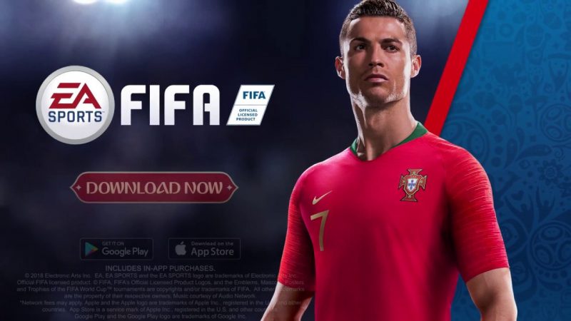 Tựa game FIFA Mobile cho smartphone đã có bản cập nhật World Cup 2018