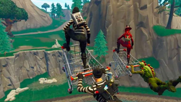Vì sao xe đẩy siêu thị trong Fortnite lại khiến Epic Games đau đầu?