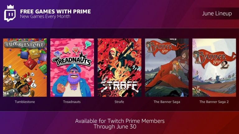 Free Games with Prime tháng 6/2018: Strafe, Banner Saga, Banner Saga 2 và…
