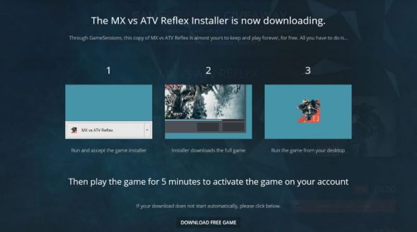 MX vs ATV Reflex free GameSessions