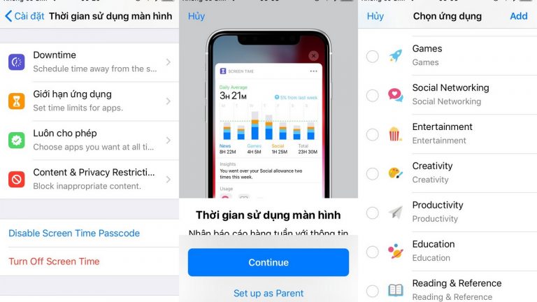 iOS 12: Cách giới hạn thời gian xài iPhone chơi game, xem YouTube