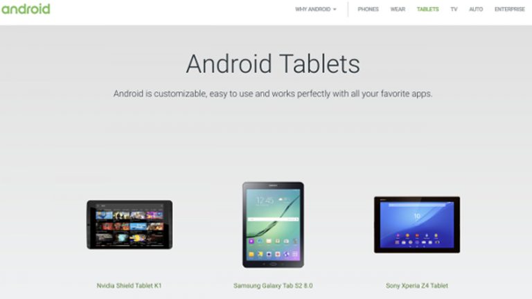 Chuyên trang tablet bất ngờ biến mất khỏi website Android