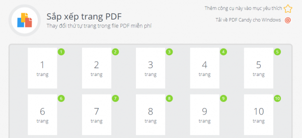 PDFCandy: Tiện ích chỉnh sửa PDF trực tuyến và trên Windows miễn phí