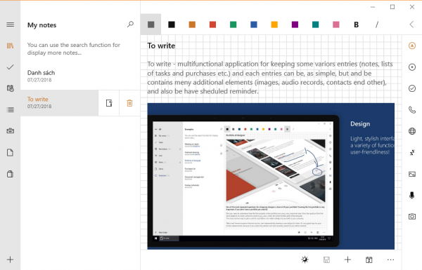 to write: Ứng dụng ghi chú tuyệt vời cho Windows 10