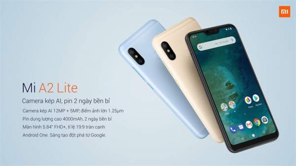 Bộ đôi Xiaomi Mi A2 và A2 Lite ra mắt, giá từ 4.69 triệu đồng