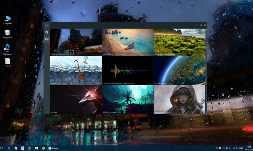 RainWallpaper tuyệt vời cho những ai thích trang trí màn hình máy tính của mình với những bức ảnh chất lượng cao. Đây là công cụ cập nhật thông thường và mang đến trải nghiệm làm việc mượt mà và tiện lợi. Hãy tận hưởng niềm đam mê và khám phá những điều tuyệt vời với RainWallpaper ngay hôm nay!