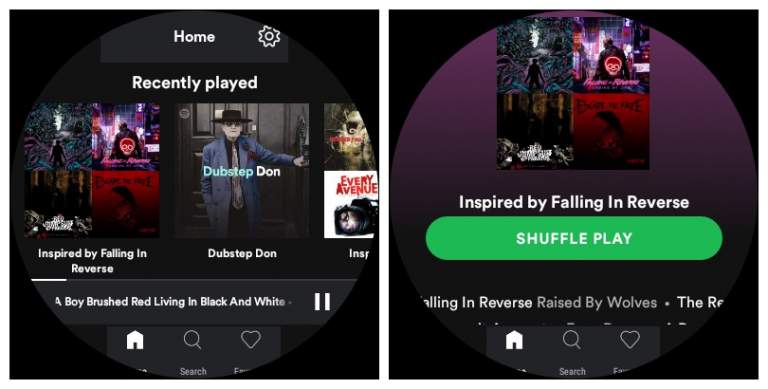 Spotify Lite ‘xuất hiện’ trên Android Wear