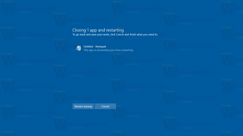 Cách tự tắt các ứng dụng khi bạn Restart, Shut Down, hay Sign Out trên Windows 10