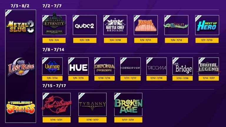 Free Games with Prime tháng 7/2018: tổng cộng 21 game, trị giá hơn 350USD