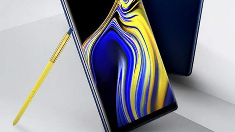 Lộ ảnh Galaxy Note 9 với bút S Pen màu vàng