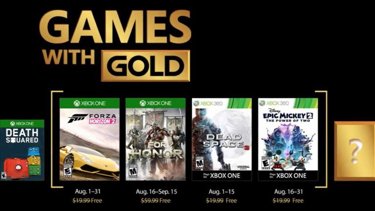 Games with Gold tháng 8/2018: Forza Horizon 2, For Honor và…