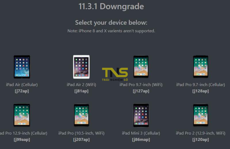 Cách hạ cấp các thiết bị iOS 11.3.1 sau khi Apple đã khoá sign