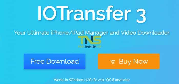 Đang miễn phí bản IOTransfer Pro trị giá 24,99USD