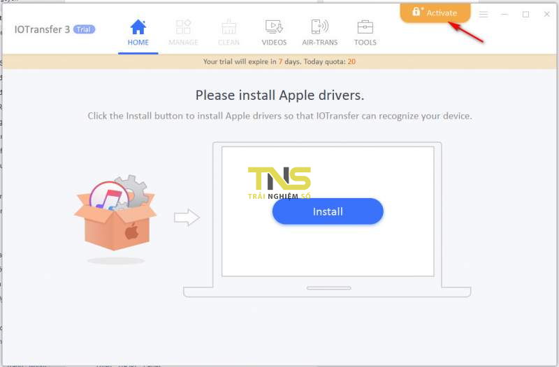 Đang miễn phí bản IOTransfer Pro trị giá 24,99USD